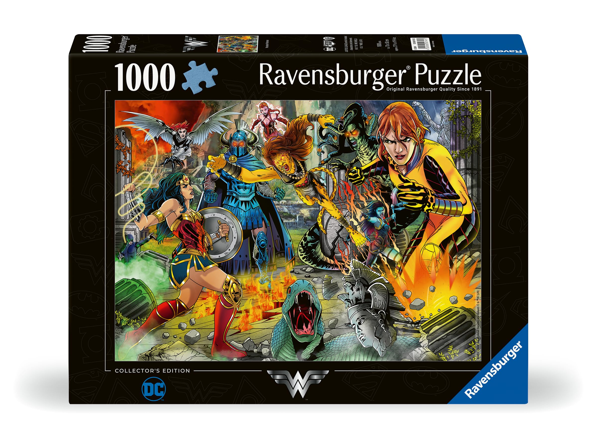 Ravensburger DC Collector's Edition Wonder Woman 1000 Piece Jigsaw Puzzles for Adults and Kids Age 12 Years Up - Image 2