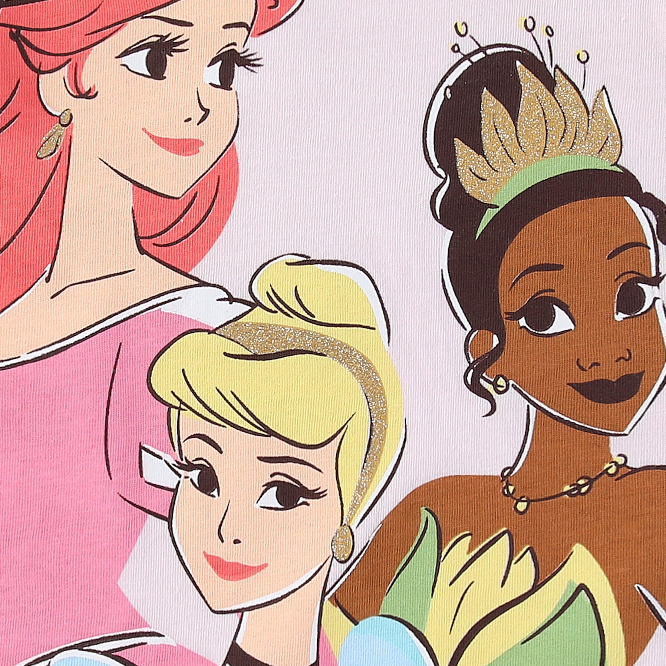 Disney Conjunto de camisa de manga corta y falda tutú de tul con banda para el pelo, para niñas y niños grandes