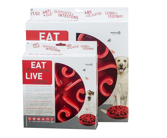 Foto 2 de 3 de Eat Slow Live Longer Suministros Para La Alimentación Comer Lento Vivir Más Largo Rojo S