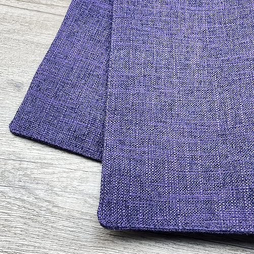 Miniatura 4 de Weabetfu Juego de 6 manteles individuales de tela resistentes al calor, manteles individuales de algodón y lino, lavables a máquina, manteles