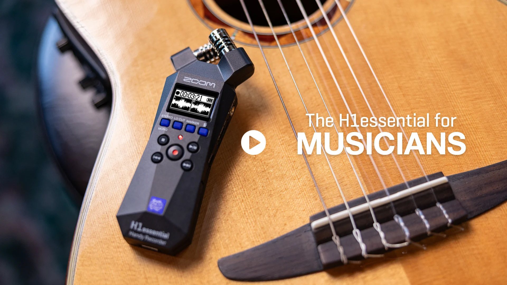 Amazon.com: Zoom H1essential 2-Track 32-Bit Float Portable Audio