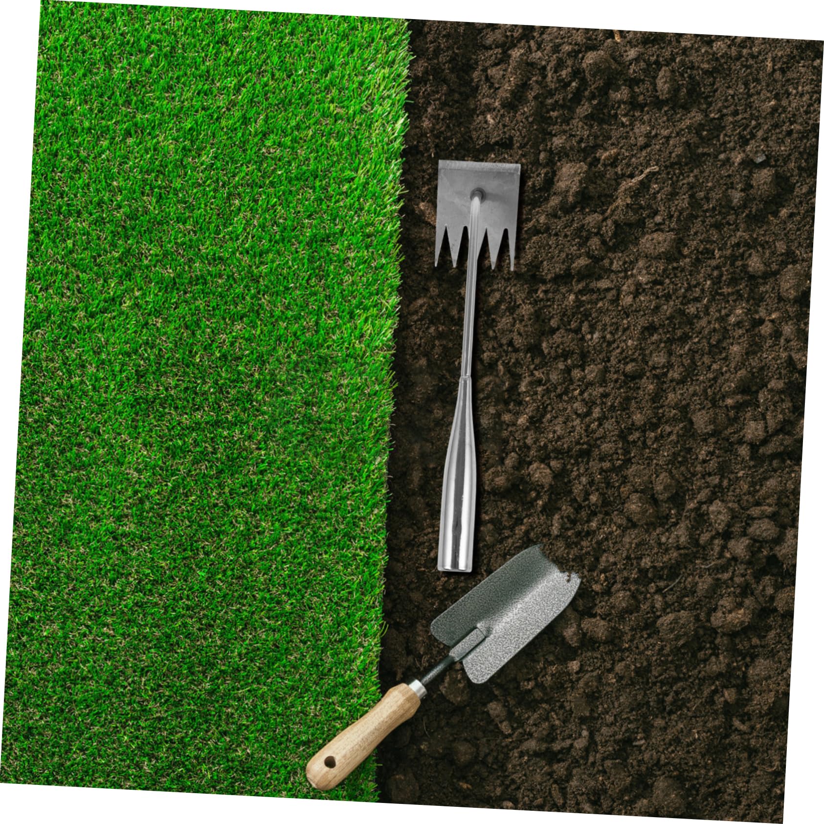 BESPORTBLE 3stücke Edelstahl Unkrautstecher Robustes Gartenwerkzeug Zum Jäten Ergonomischer Griff Für Rasen Und Parks Scharfes Design Für Effektives Wurzelentfernen Widerstandsfähig