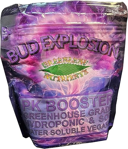 Bud Explosion PK Bloom Budding - Potenciador de floración para suelo e hidroponía, hace 2000 galones