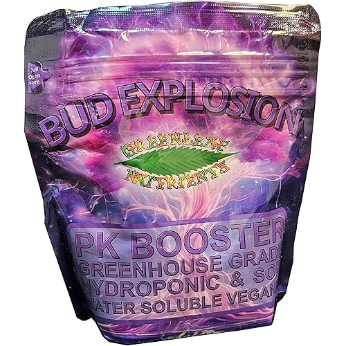 Bud Explosion PK Bloom Budding Fruiting Flowering Booster for Soil and Hydroponics - Makes 2000 gallons