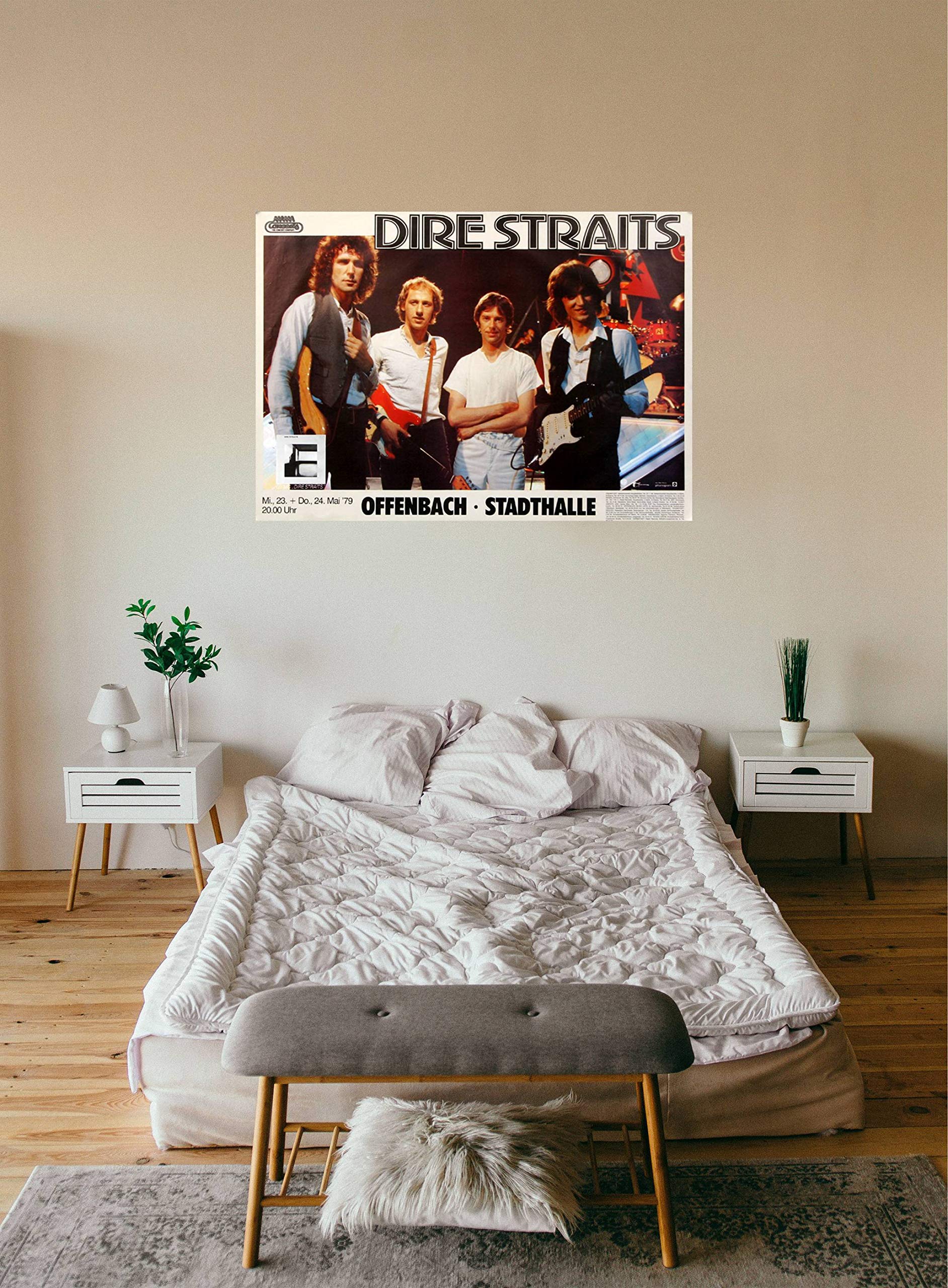 Dire Straits ( Mark Knopfler ) - Communiqué 1979 - Poster