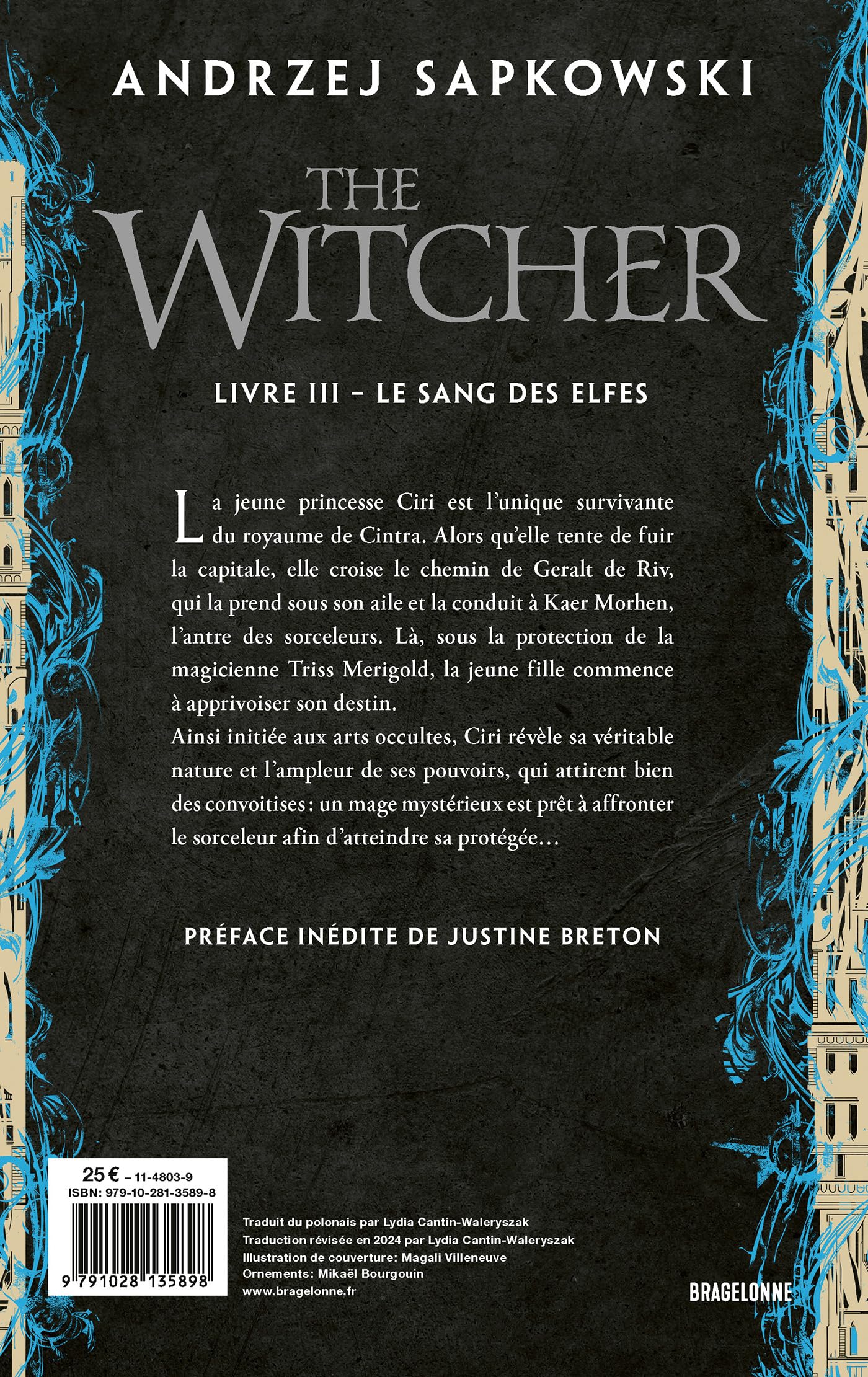 Sorceleur (Witcher), T3 : Le Sang des elfes (édition reliée)