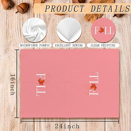 Miniatura 6 de Toallas de mano de otoño, toallas de baño de otoño, decoraciones de otoño para el hogar, toallas de cocina de otoño, toallas de mano de otoño para