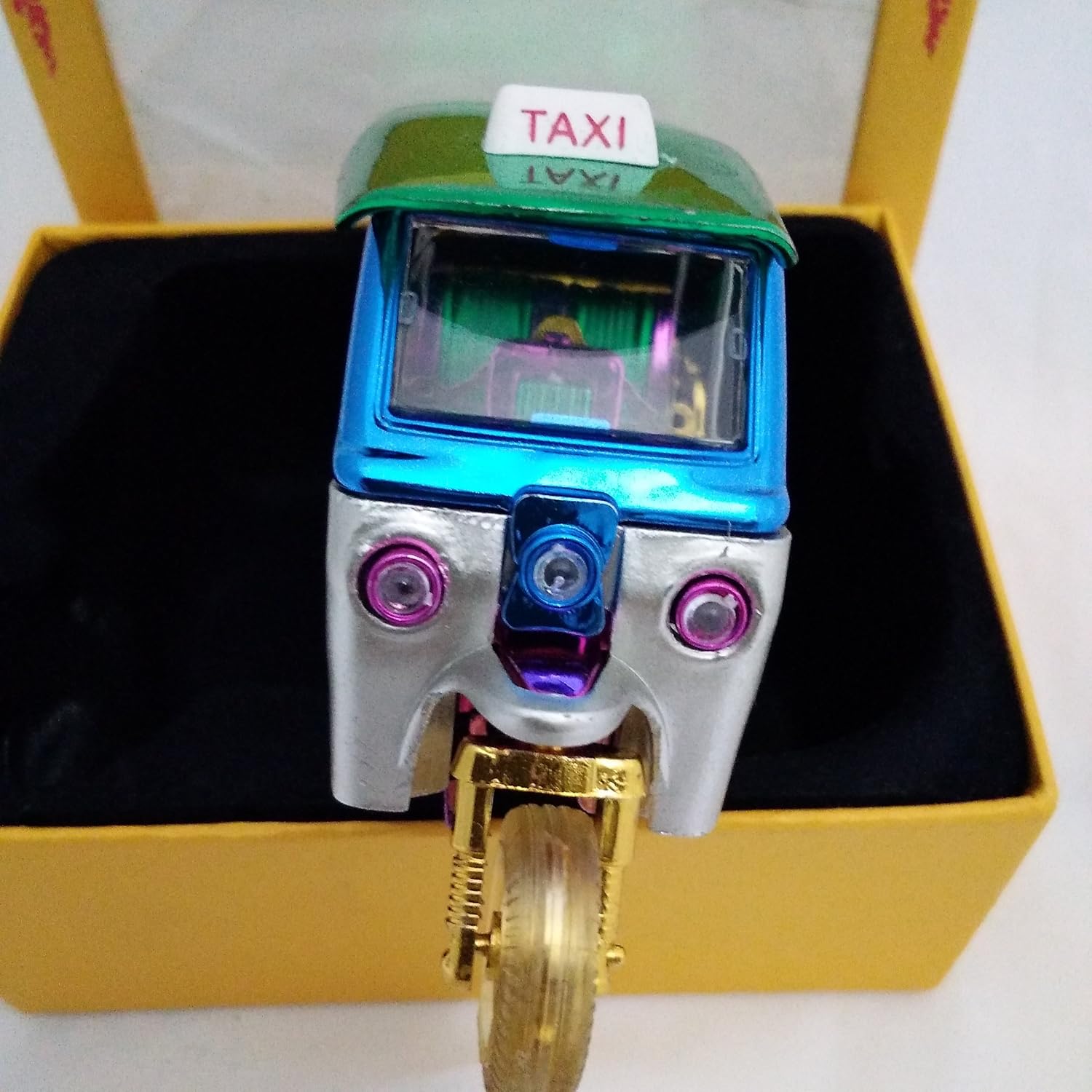 CAB METER HOME DÉCOR CRAFT SOUVENIR VINTAGE 3 WHEELS TUK TUK TAXI CAR MODEL