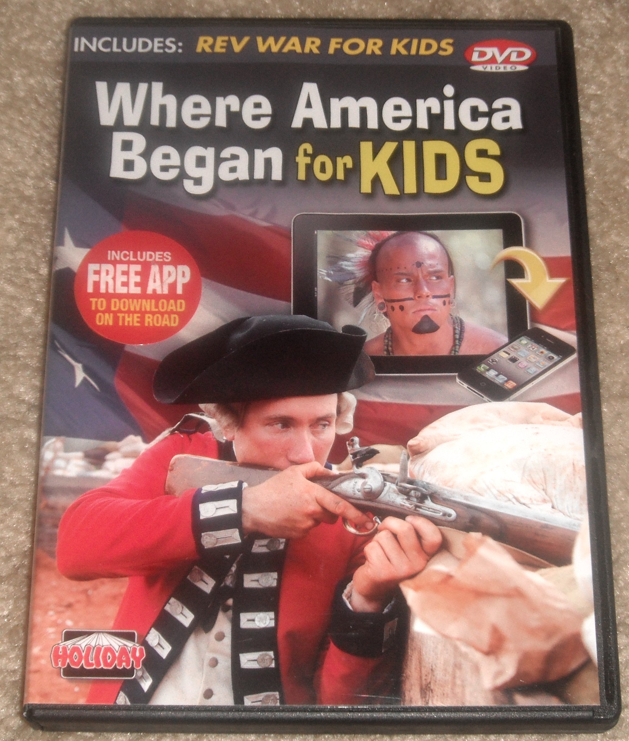 Cover of Where American Began for Kids, DVD