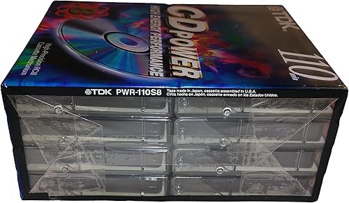 Miniatura 3 de TDK CD Power 110 - Cintas de audio en blanco de alto sesgo y alto rendimiento energético, paquete de 8