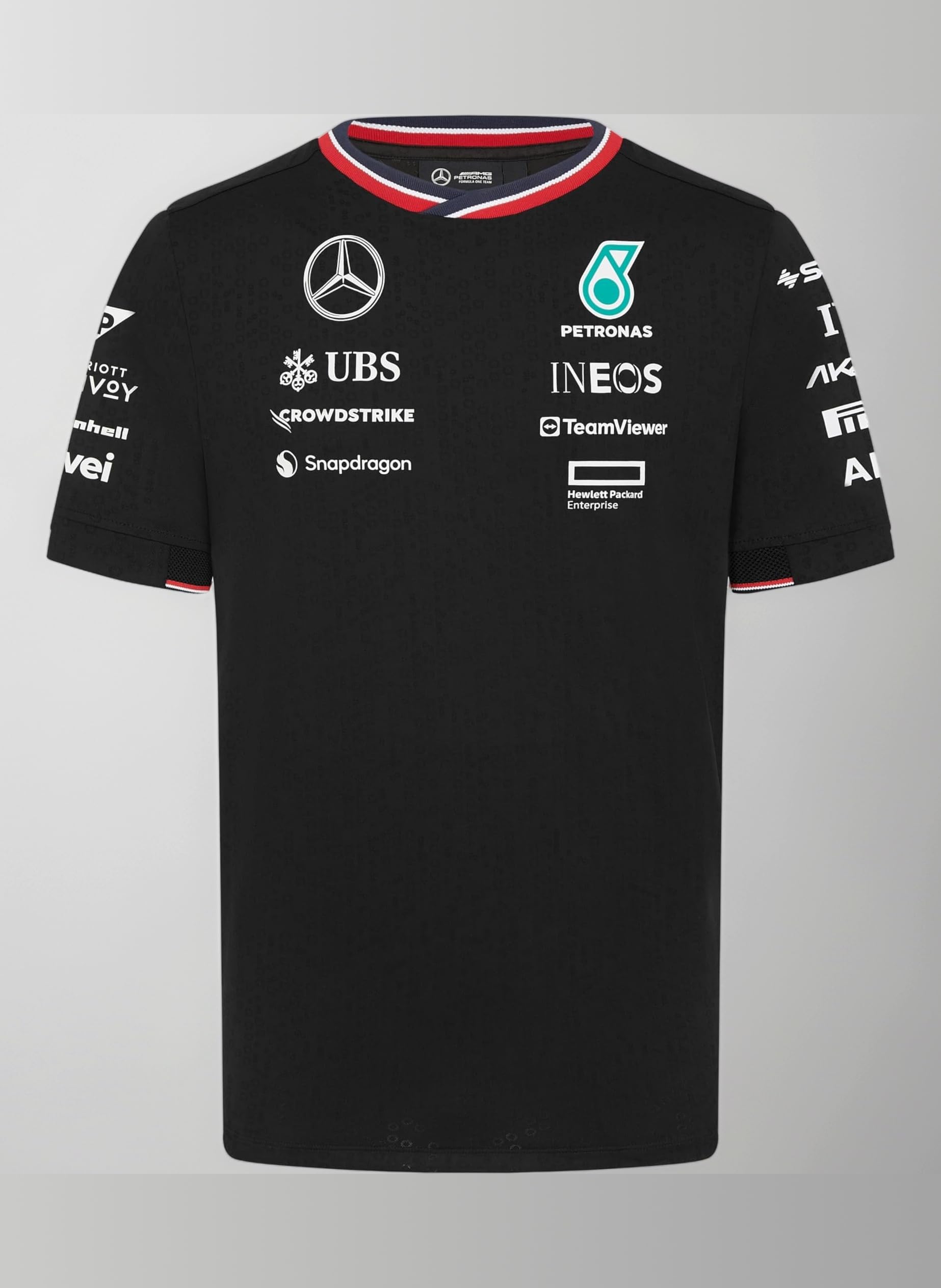 Mercedes AMG Petronas F1 Men's 2024 Team Driver Tshirt - Black - Size: M