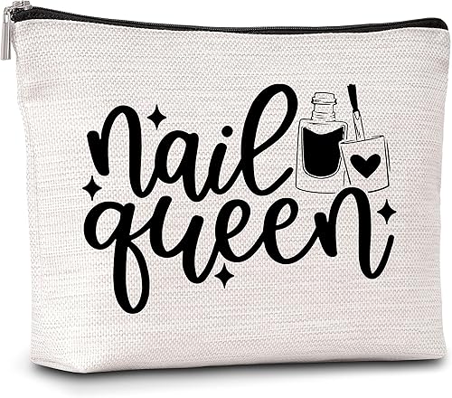 Miniatura 6 de AWSICE Bolsa de maquillaje inspiradora con texto en inglés "You are Brave Strong", regalos para mujeres, amistad, viajes, neceseres para mujeres,