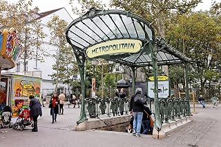 24x36 gallery poster, The Paris Metro is the busiest subway network in the European Union