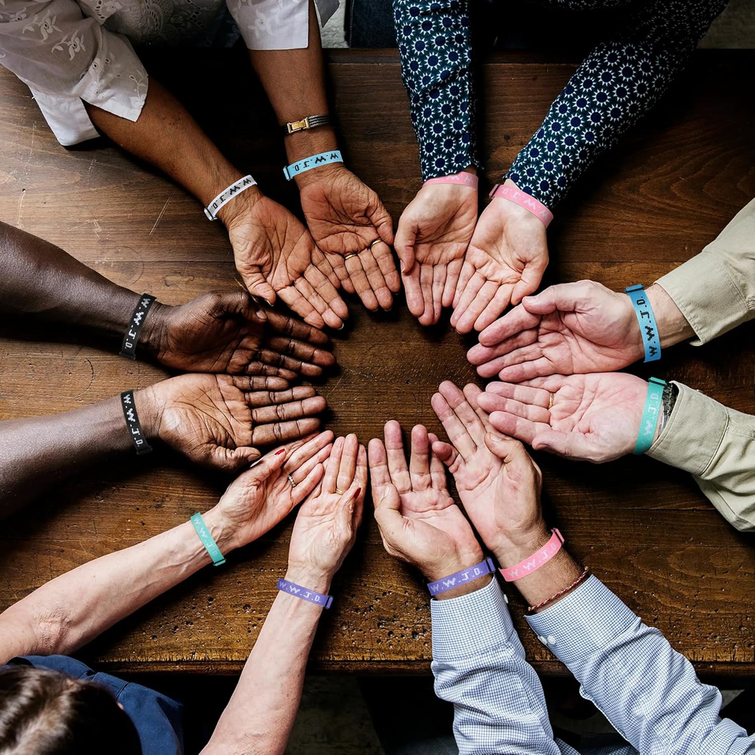 10PCS WWJD Christian Bracelet Pack for Women Men, Christian Gifts Wristbands, WWJD Bracelets - What Would Jesus Do Bracelet - Image 6