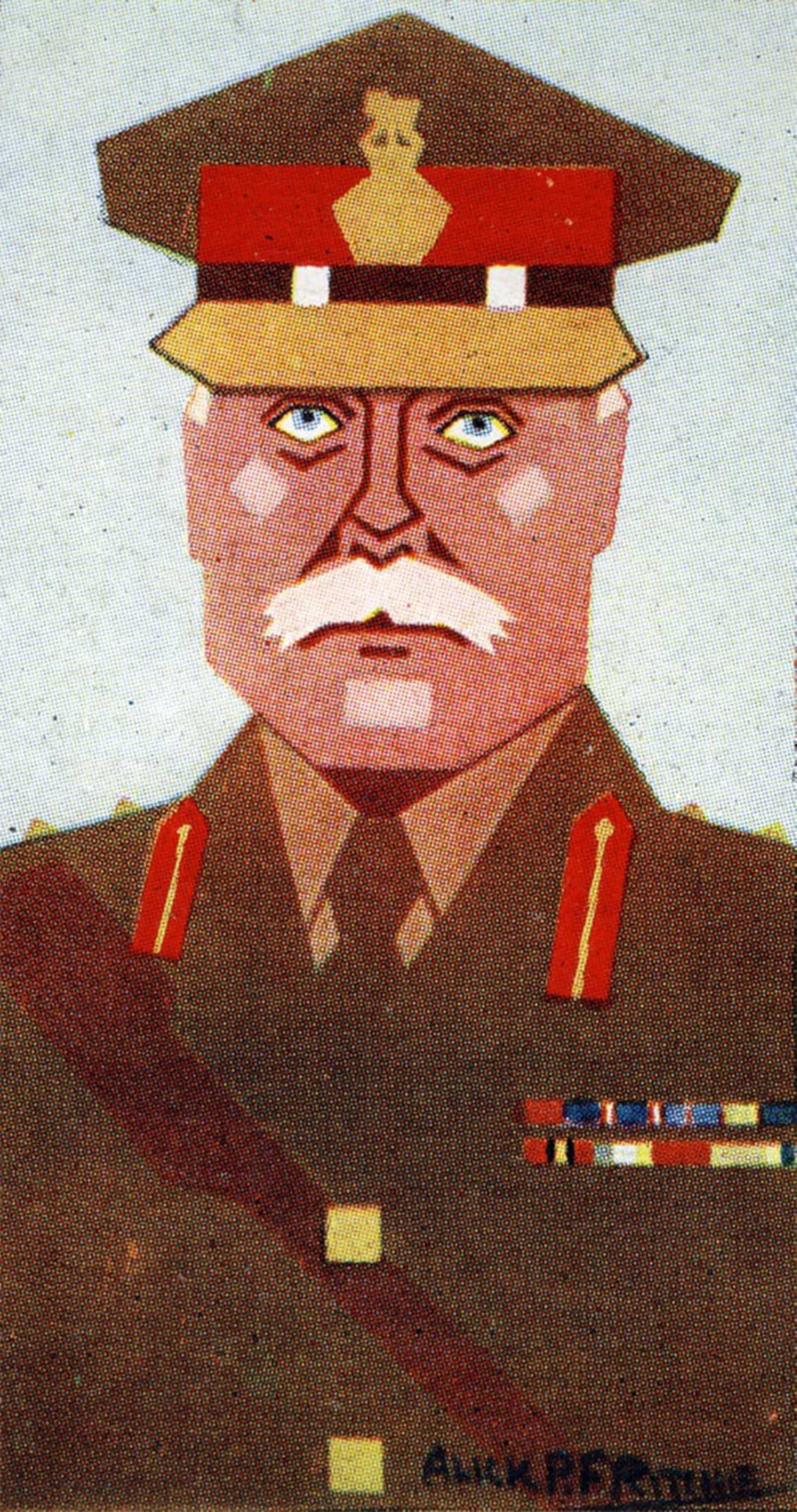 SERENDIPITP Vintage Wall Art Canvas Nordic Poster Canvas Print Picture Field Marshal Earl Haig by Alick P. F. Ritchie Wall Art Poster for Home Decor 60x90cm