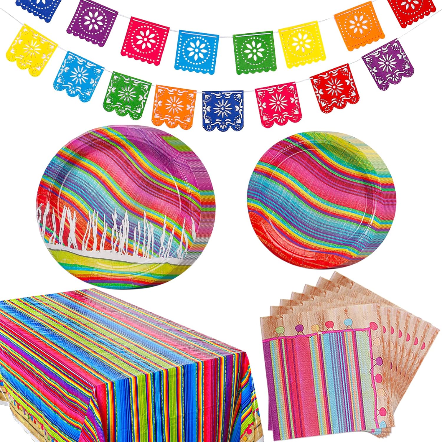MADHOLLY Mexican Fiestas Party Supplies Cinco De Mayos