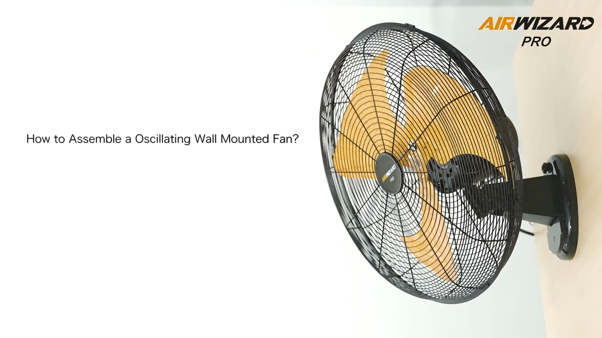 Amazon.com: AIRWIZARD 20 inch Outdoor Oscillating Wall Mounted Fan