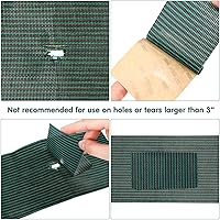 Vista 4 de Honoson Kit de parche para cubierta de seguridad para piscina, kit de reparación de cubierta de seguridad para piscina, parche autoadhesivo de malla