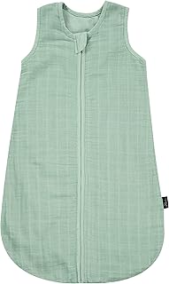 Kinderhaus Blaubär Alvi Babyschlafsack & Windel Blaubaer | Sommerschlafsack atmungsaktiv | Leichter Kinderschlafsack 100% Baumwolle waschbar | Baby Schlafsack ärmellos | Babyschlafsack Neugeborene