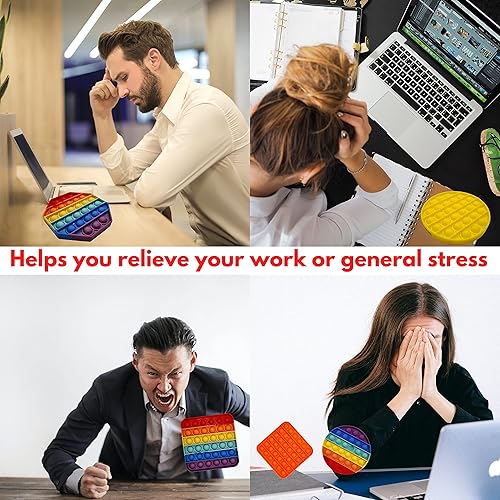 Miniatura 4 de Juguetes para ansiedad de alta calidad de marca para niñas, juguetes sensoriales de burbujas para apretar y reventar, para aliviar la ansiedad,