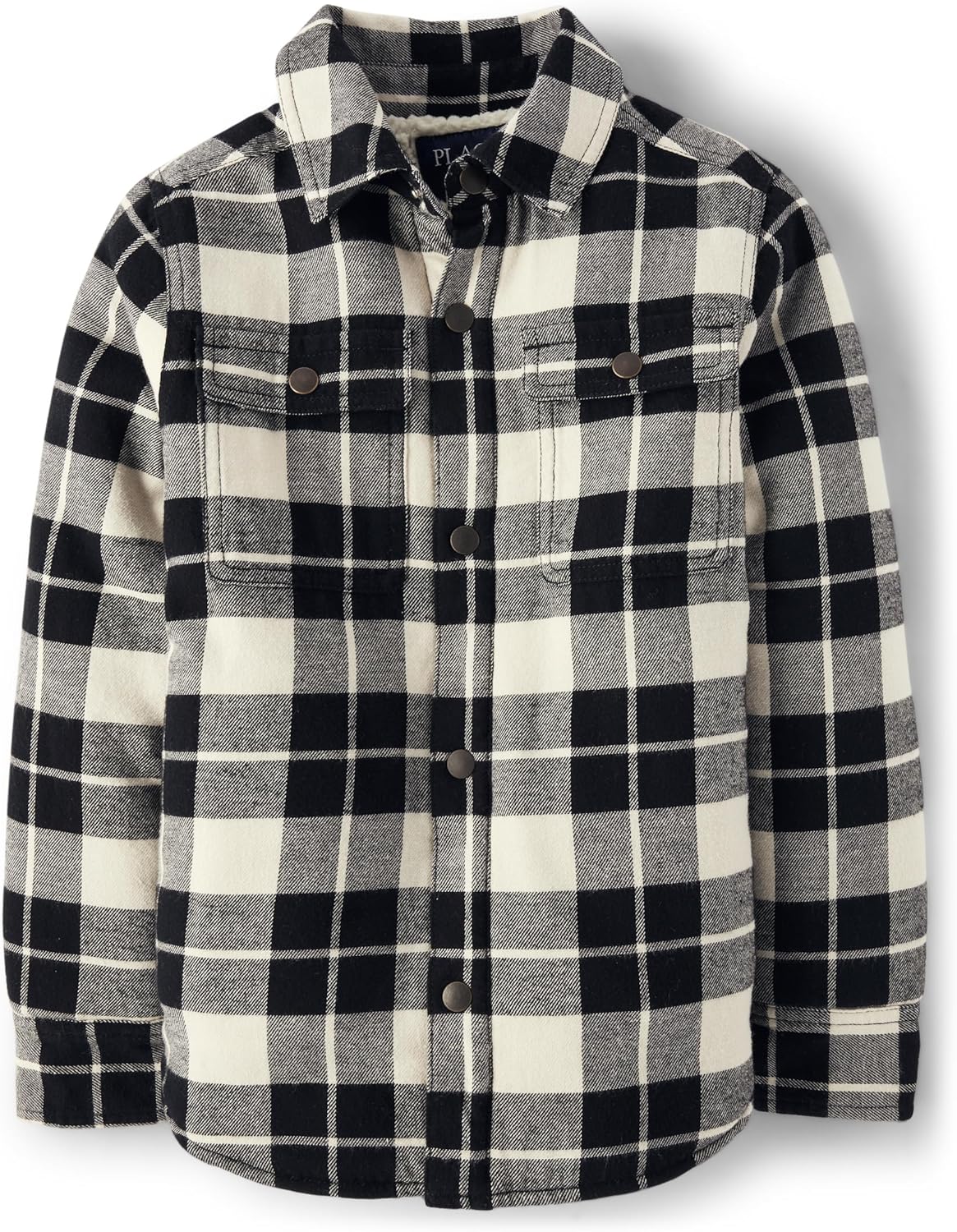 The Children's Place Boys' Sherpa Lined Shirt Jacket
