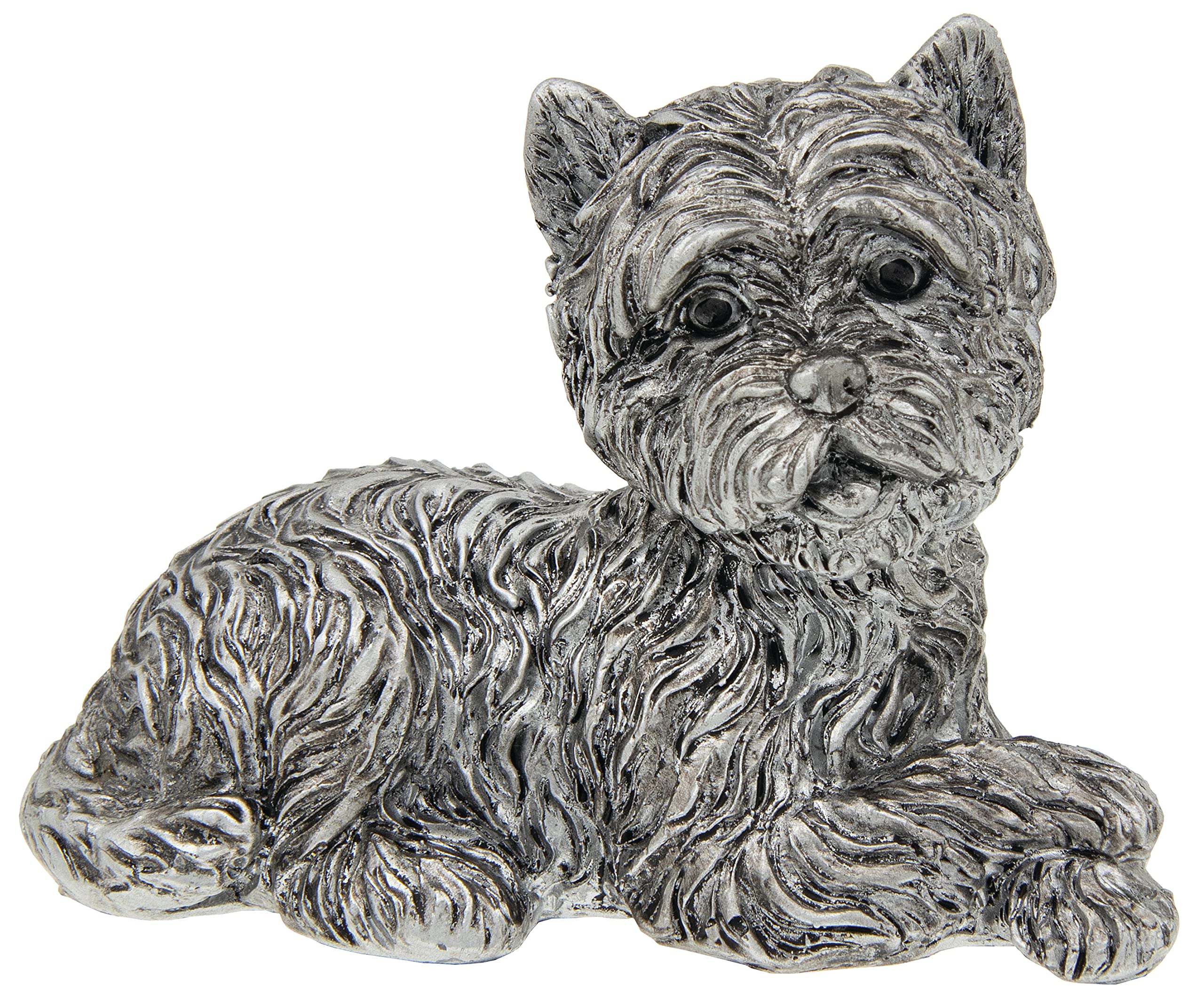 Shudehill Giftware Silver Westie Lying Small