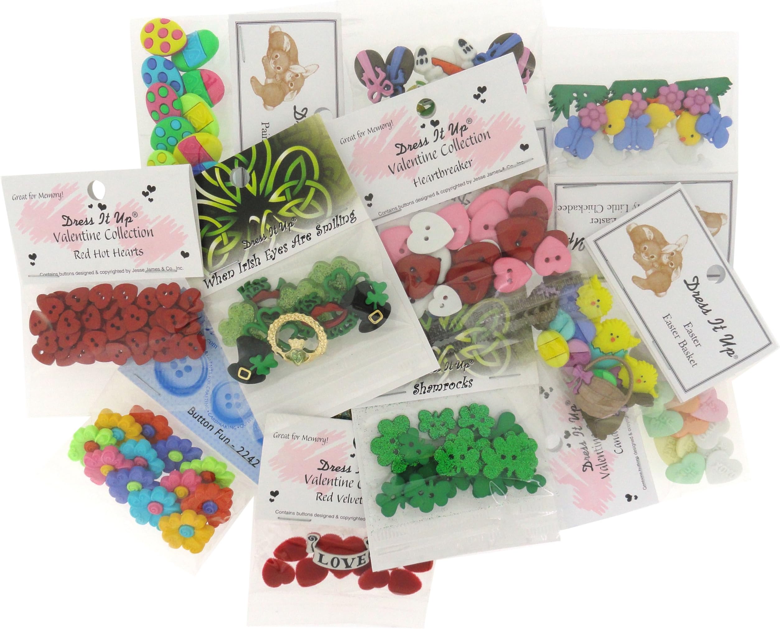 Dress It UpBUTTONS Spring Holiday 12 Pack Assortment