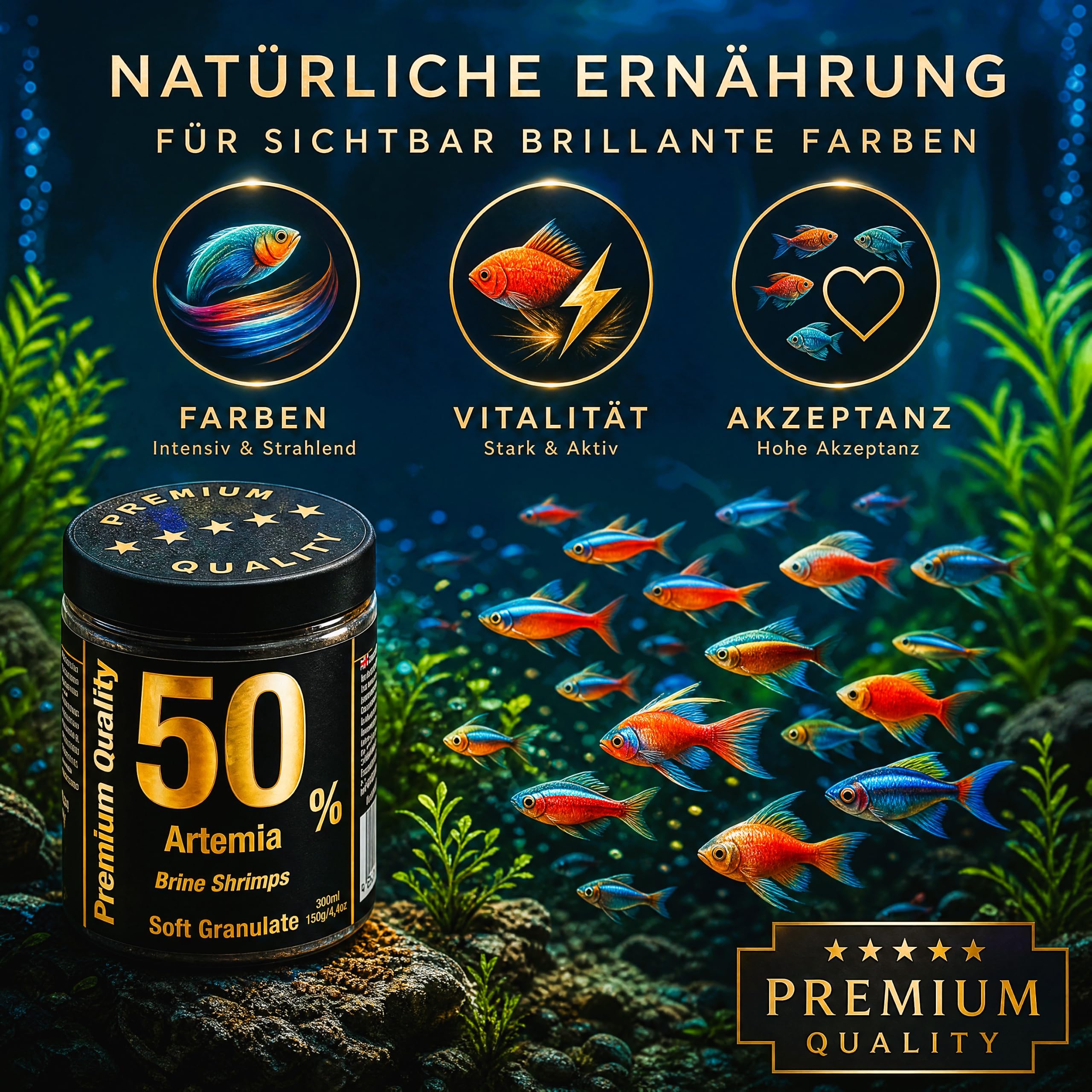 Granulé pour Discus Artemia Brine Shrimps Soft Granulés 150 g