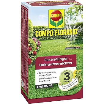 Compo floranid Cuidado del Césped – Abono Plus 3 kg herbicida para ...