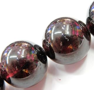Gemstone Beads for Jewelry Making, Sold per Bag 5 Strands Inside, Garnet 8mm