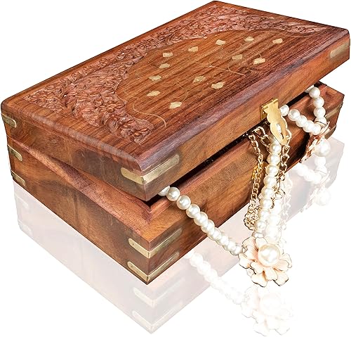Miniatura 9 de Caja de recuerdos - Caja de memoria para recuerdo - Caja de madera - Caja decorativa - Caja de madera con tapa - Caja de cristal para guardar