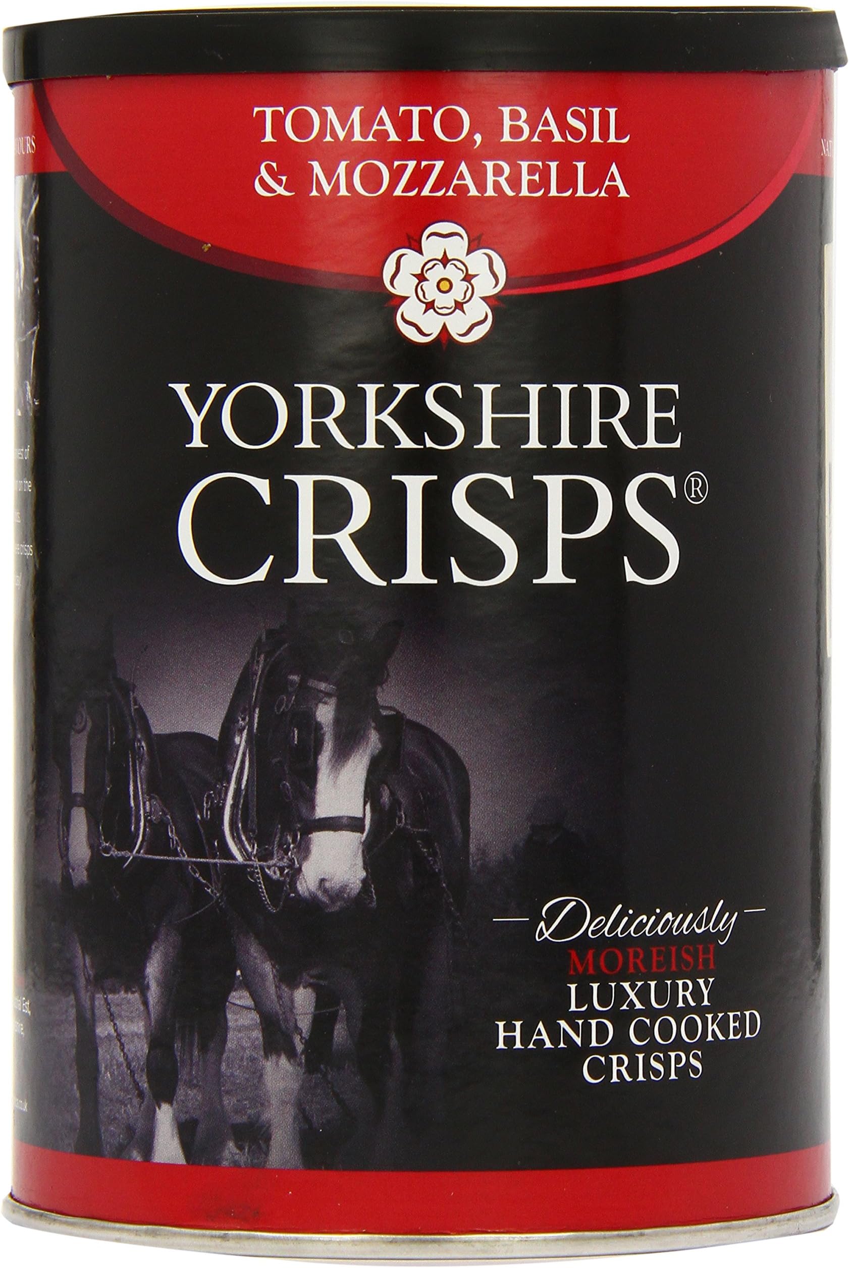 Yorkshire Crisps - Tomato Basil & Mozzarella 100g Drum