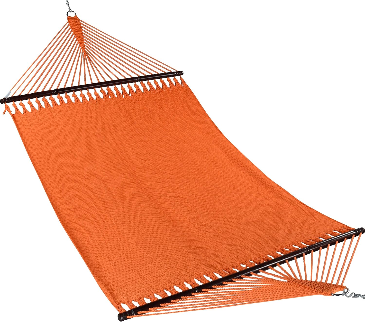Jumbo Caribbean Hammock - 55 Inch - Soft-Spun Polyester - Mocha