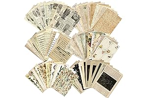 VIVIQUEN Vintage Scrapbook Paper: Spruce Up Your Book Pages with 180 Sheets of Timeless Charm