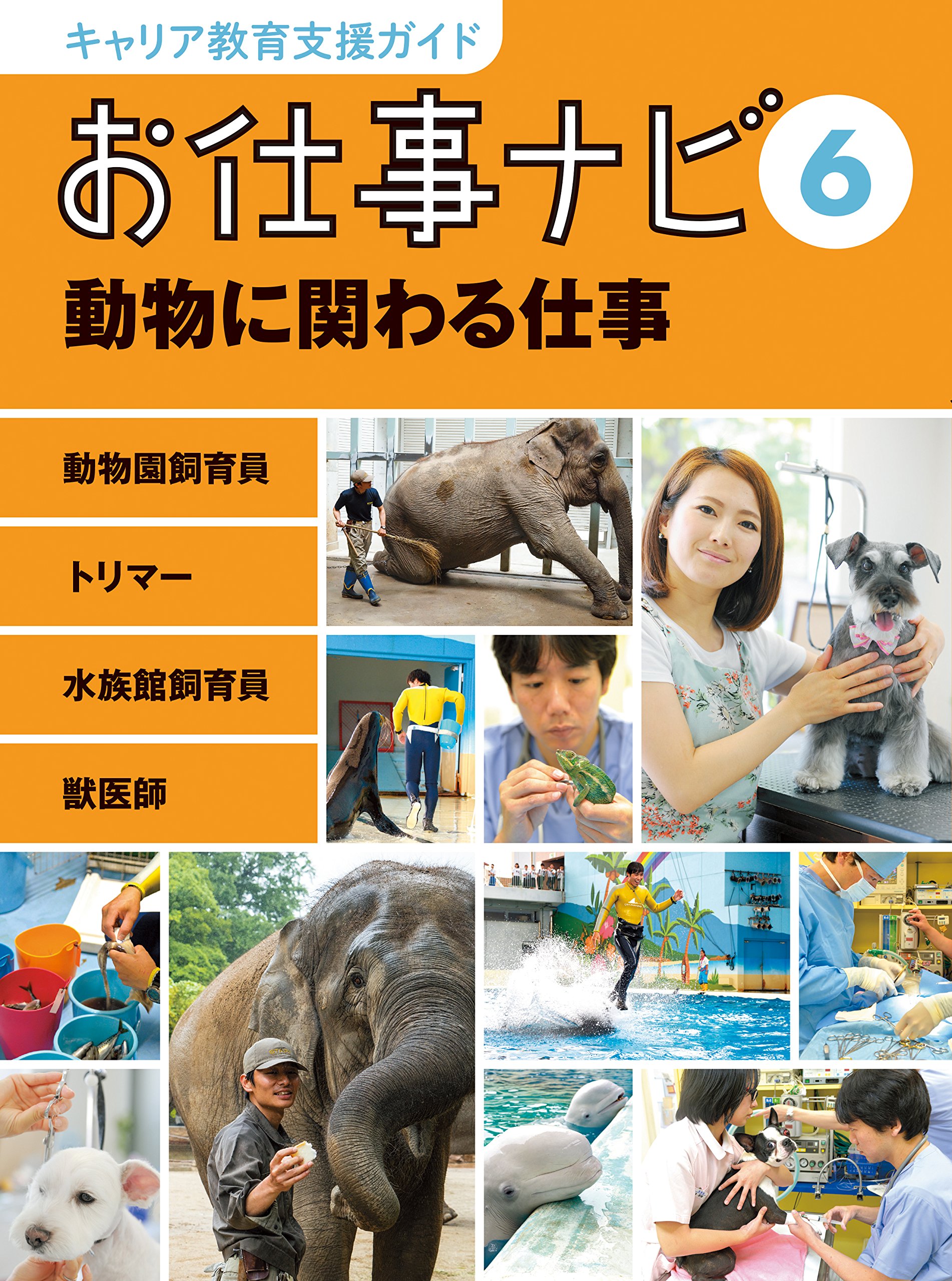 動物に関わる仕事 動物園飼育員 トリマー 水族館飼育員 獣医師 キャリア教育支援ガイド お仕事ナビ6 お仕事ナビ編集室 本 通販 Amazon