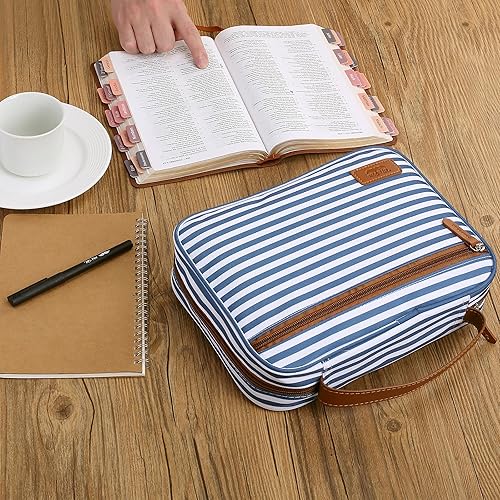 Miniatura 8 de Mr. Pen - Funda para la Biblia, funda de la Biblia con patrón de rayas, fundas para la Biblia, bolsa para la Biblia para mujeres y hombres, funda de