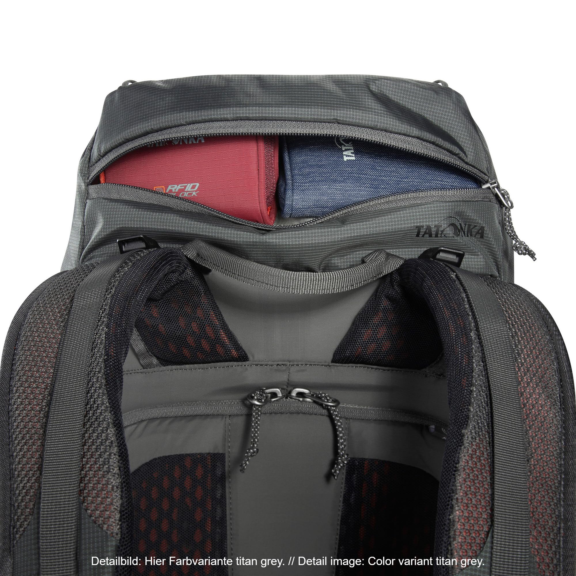 Tatonka Sac à dos de randonnée Norix 34 l - Sac à dos de randonnée avec grande ouverture dorsale, fixation mousqueton et volume de 34 l