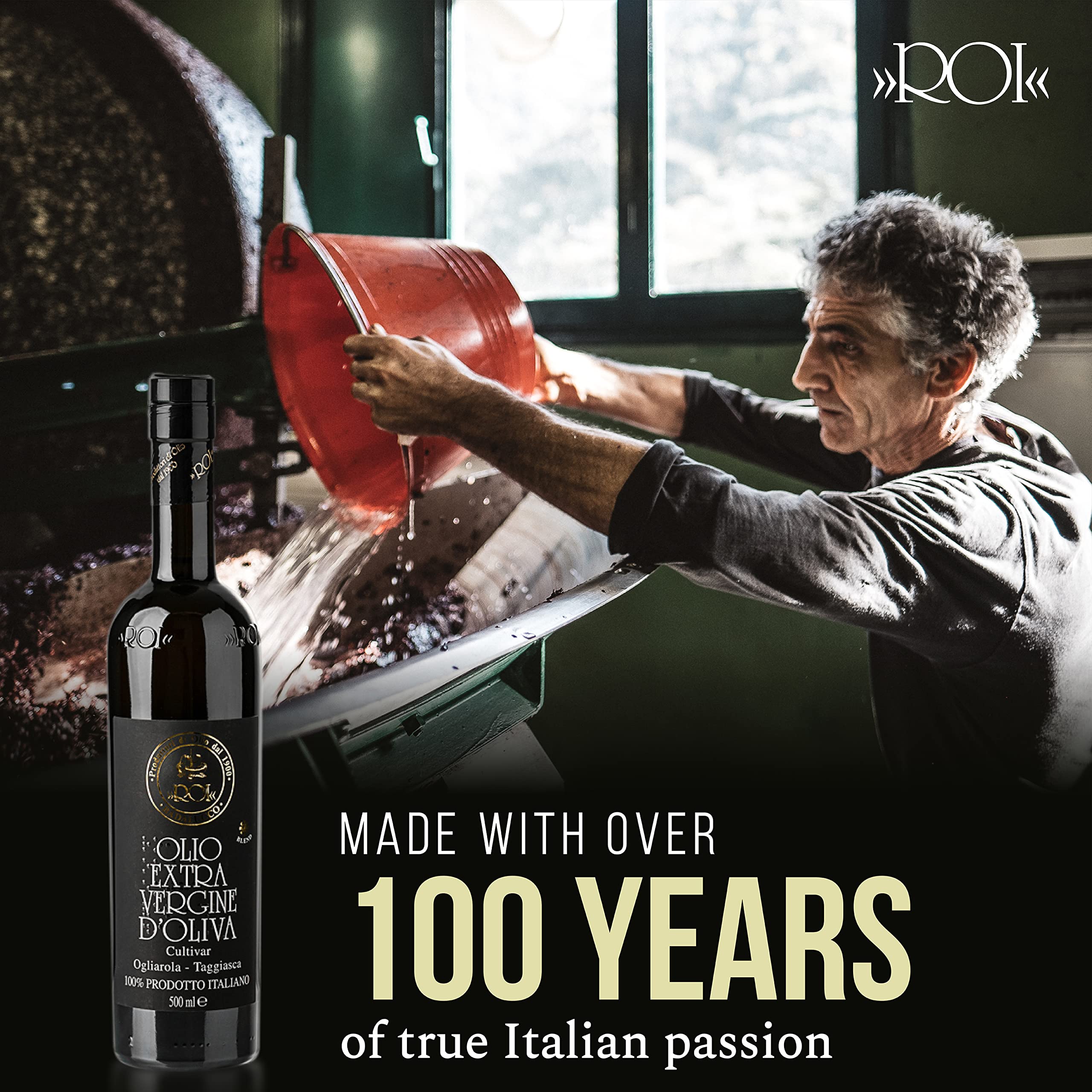 Buy ROI Ligurian Italian Extra Virgin Olive Oil First Cold Pressed