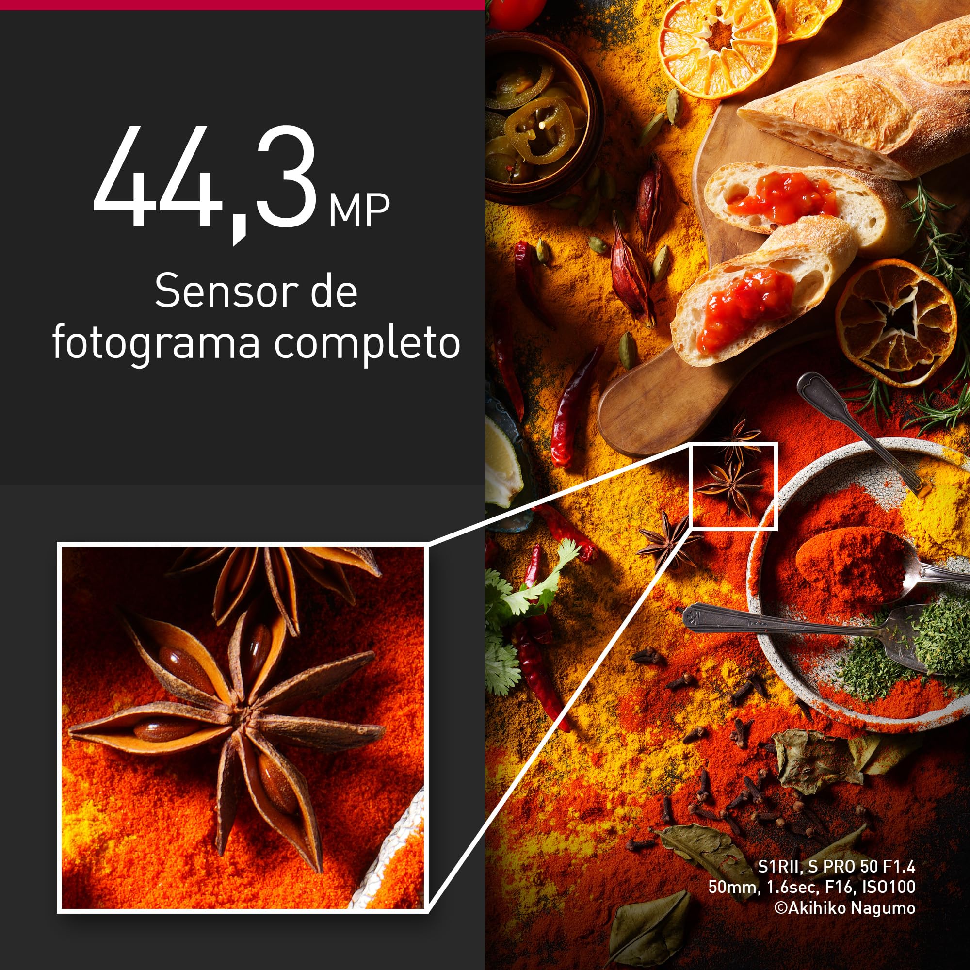 Panasonic LUMIX S1RIIE, Cámara Sin Espejo de Fotograma Completo, con Lente de 24-105 mm F4, 44 ​​MP, Vídeo 8K, IS Activo, 4:2:2 de 10 bits, 4K 120p, 60p y 6K 30p Open Gate, Montura L, Color Negro