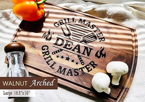 Miniatura 4 de Personalized Grill Wood Cutting Board Handmade in USA  Best Serves as Chopping board, Charcuterie board, Cheese board  Unique Wooden Grilling Gift