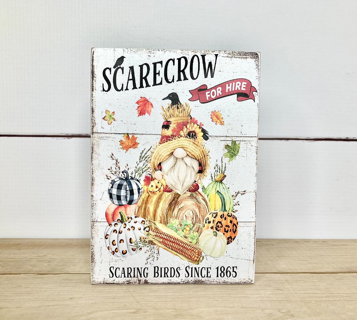 Fall Apple Cider Imitation Wooden Sign Metal Tin Sign Wall