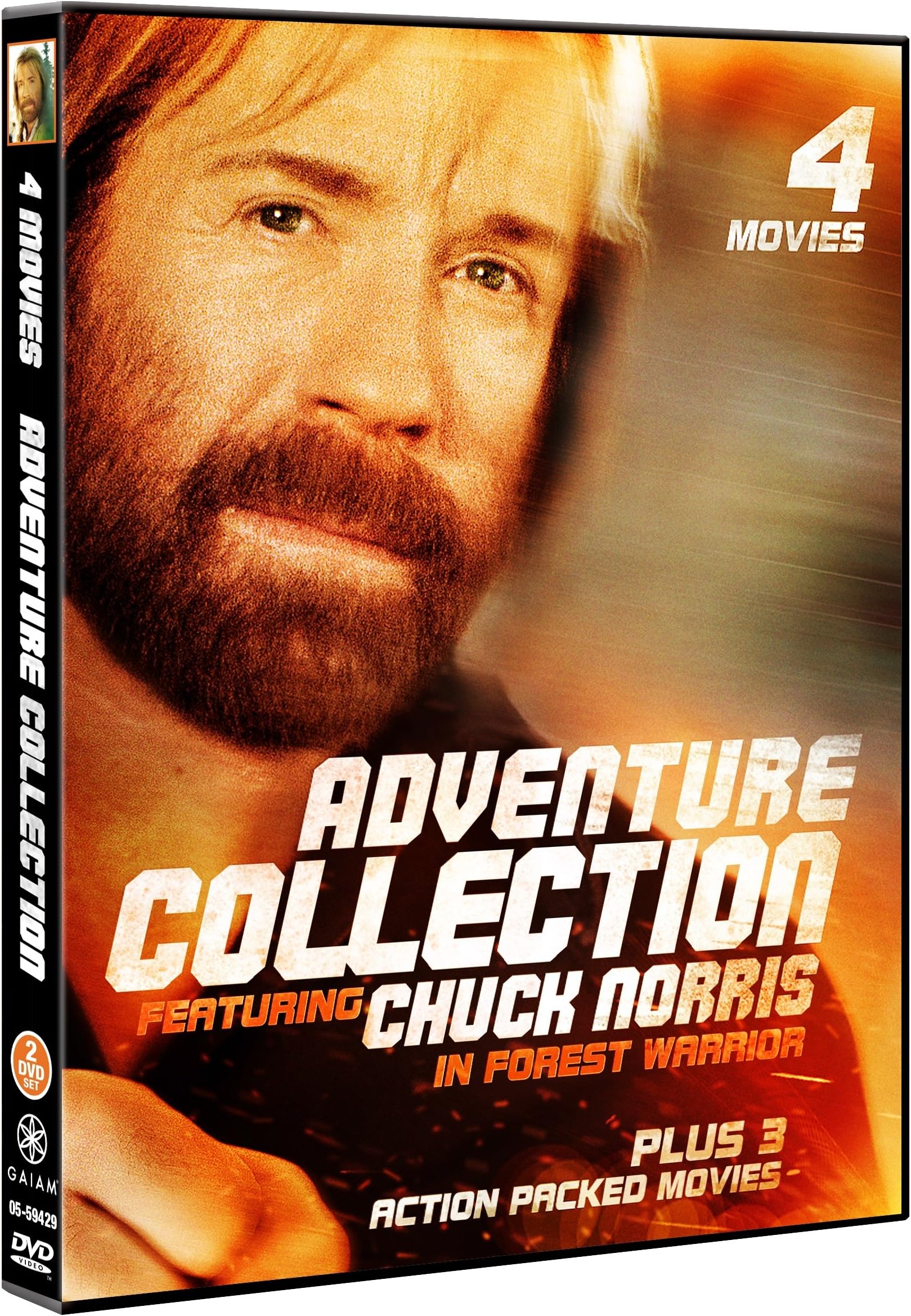 Adventure Collection Featuring Chuck Norris in Forest Warrior