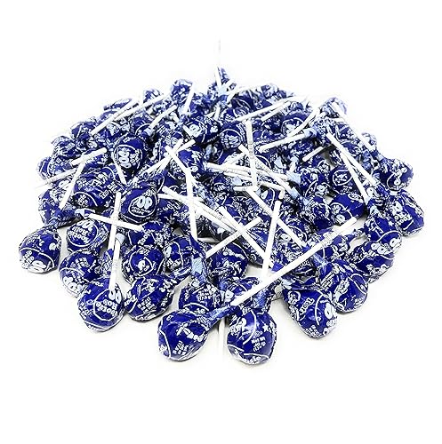 Purple Grape Tootsie Pops - Caramelos a granel, 100 unidades de paletas, paquete variado de aproximadamente 4.5 libras (72 onzas)