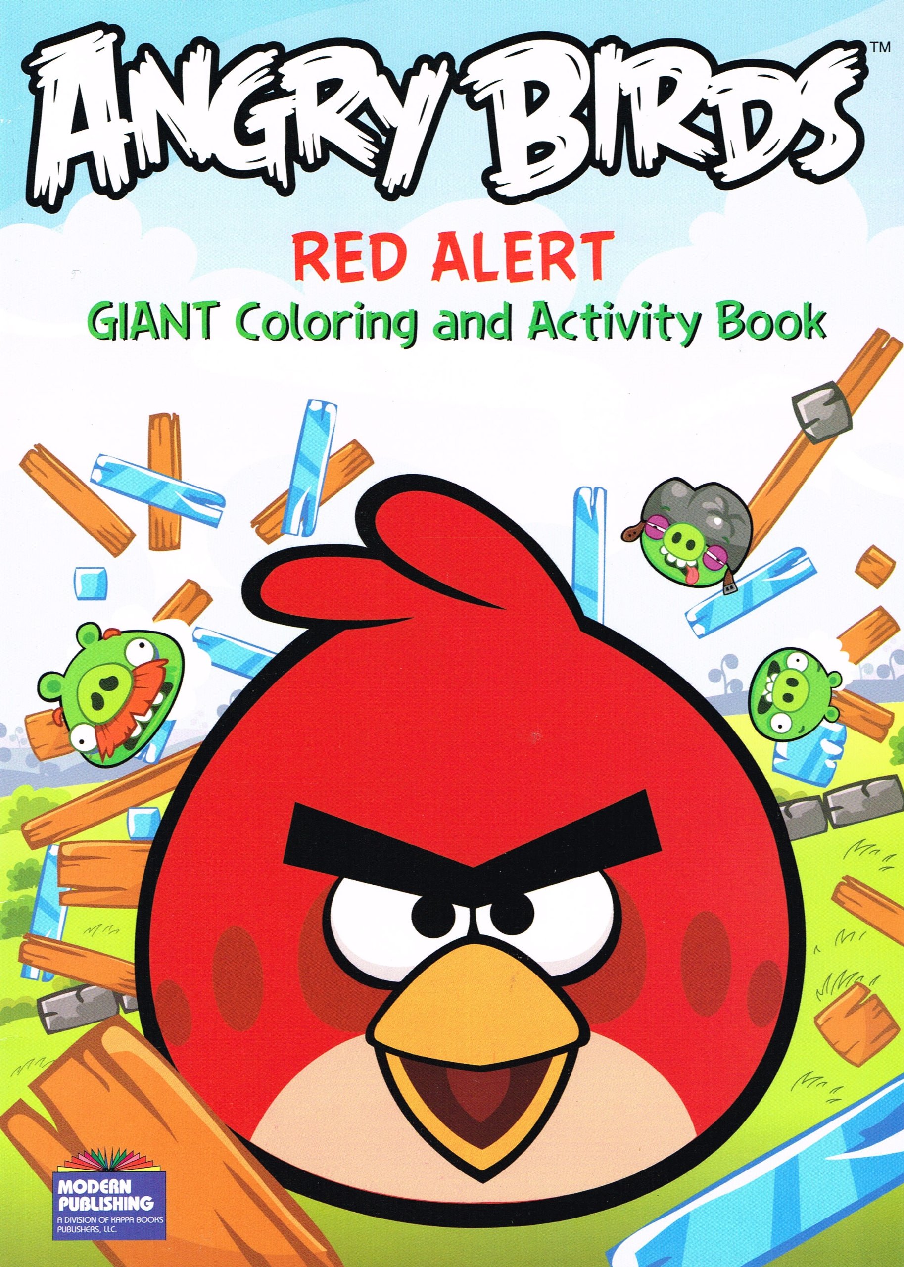 ROVIO Angry Birds Coloring and Activity Book "Red Alert!" (96 pages)