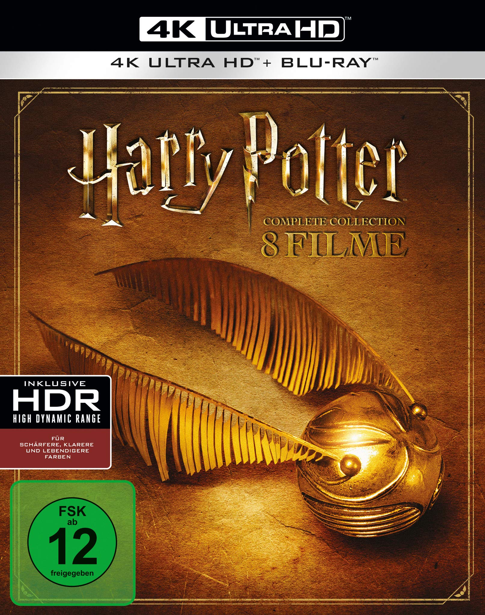 Harry Potter: La collection complète (4K Ultra-HDs) (8 Films) [Alemania] [Blu-ray]