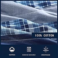 Vista 7 de Nautica - Queen Quilt Set, Soft & Breathable Cotton Bedding with Lightweight Feel, Reversible 3 Piece Bed Set with Matching Pillowcases