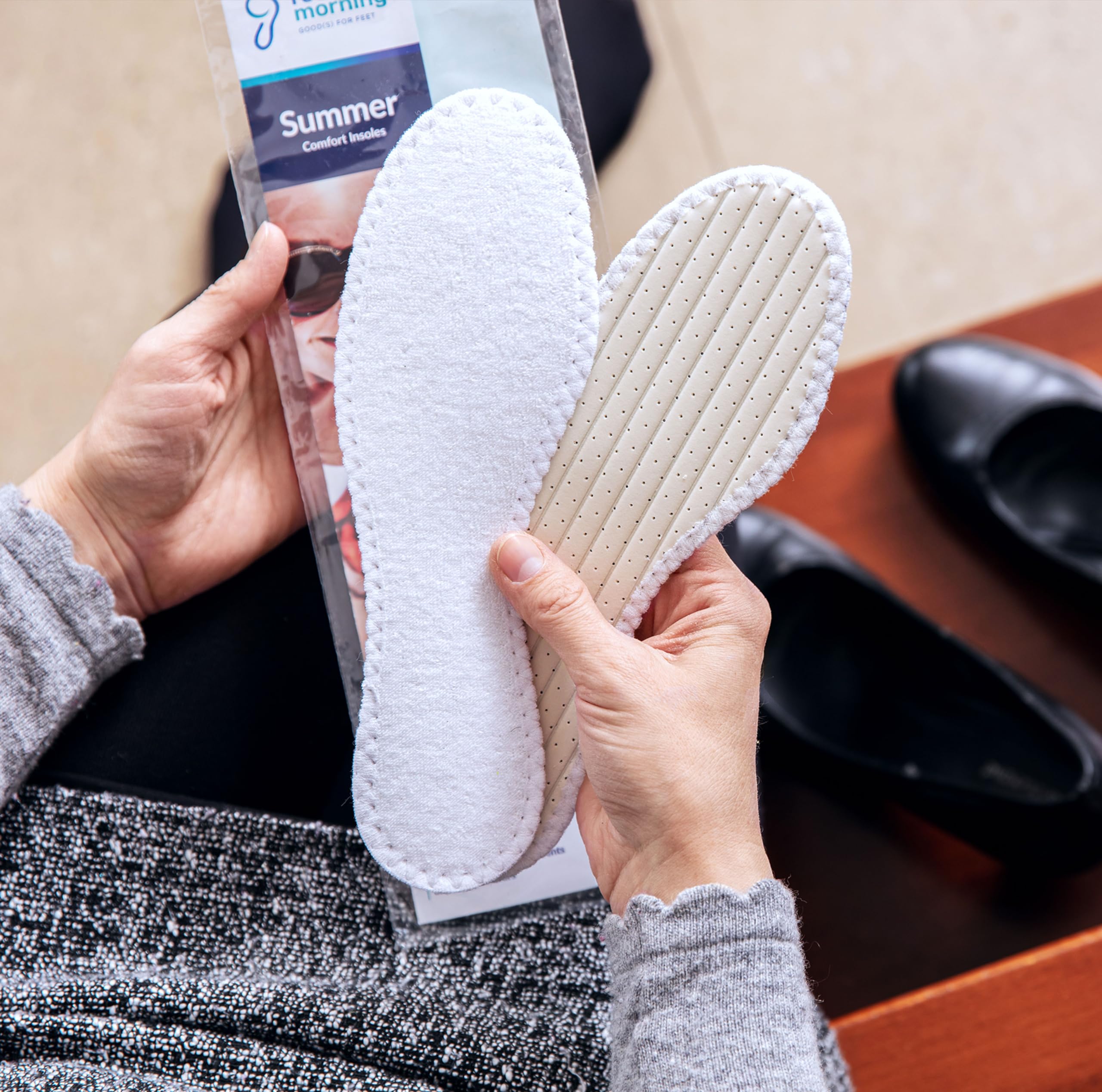 Semelles Chaussures Trop Grandes Semelles Foot Morning En Cuir