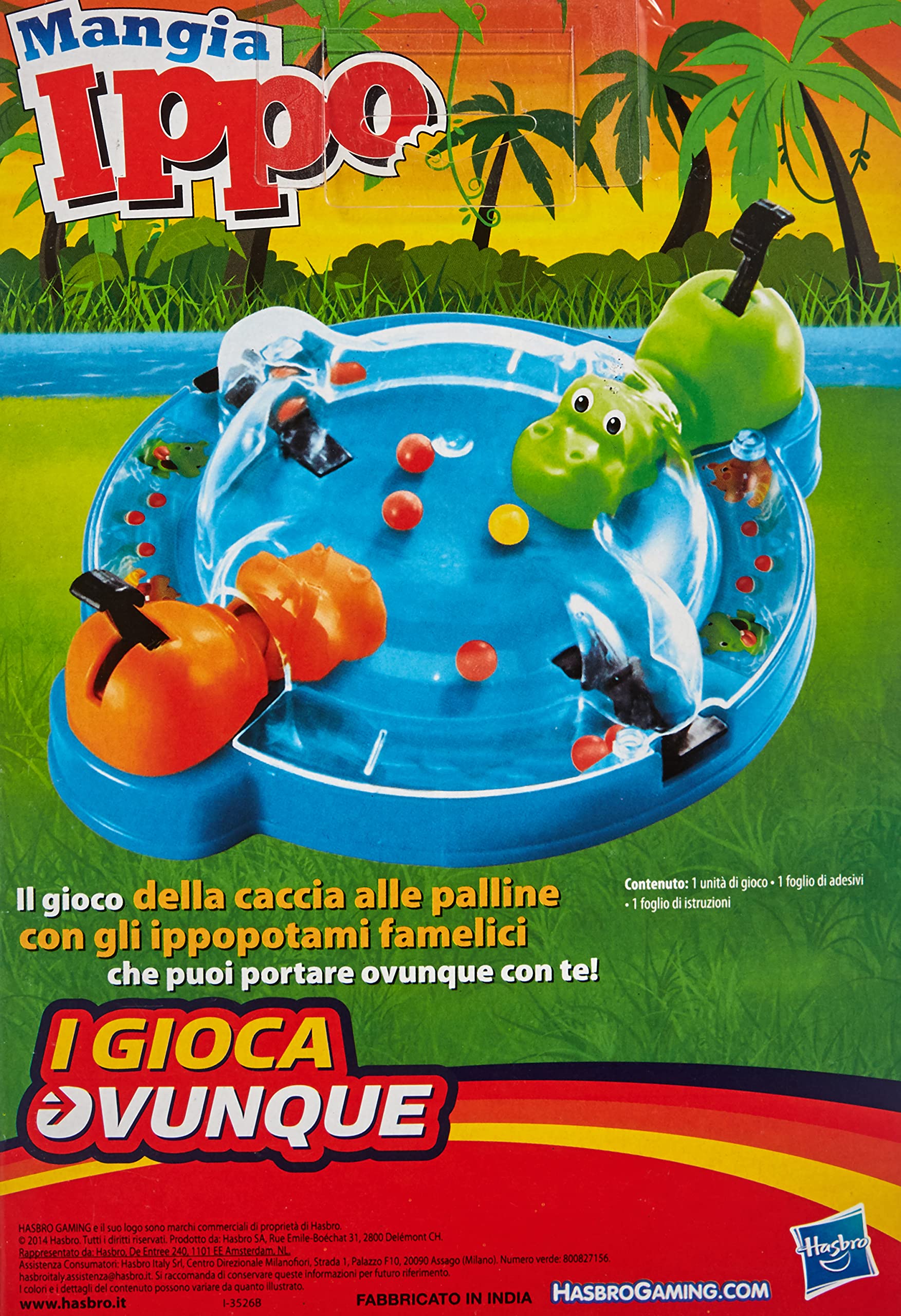 Hasbro Gaming Mangia Ippo Gioco in Scatola per Bambini