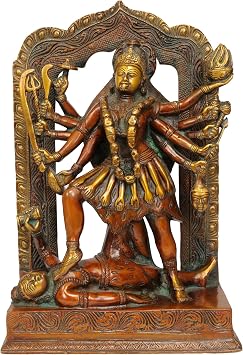 Mother Goddess Kali - Brass Statue