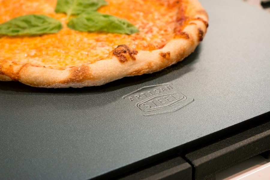 Artisan Steel sixteen by fourteen inch American made pizza steel